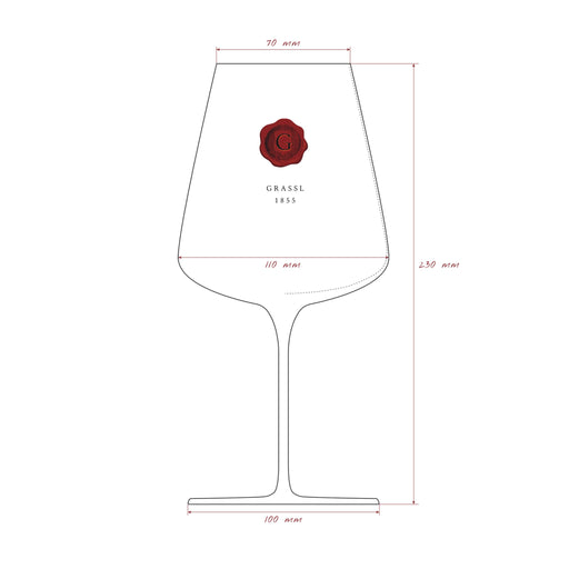 Grassl 1855 wine glass measurements