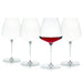 four grassl cru wine glasses